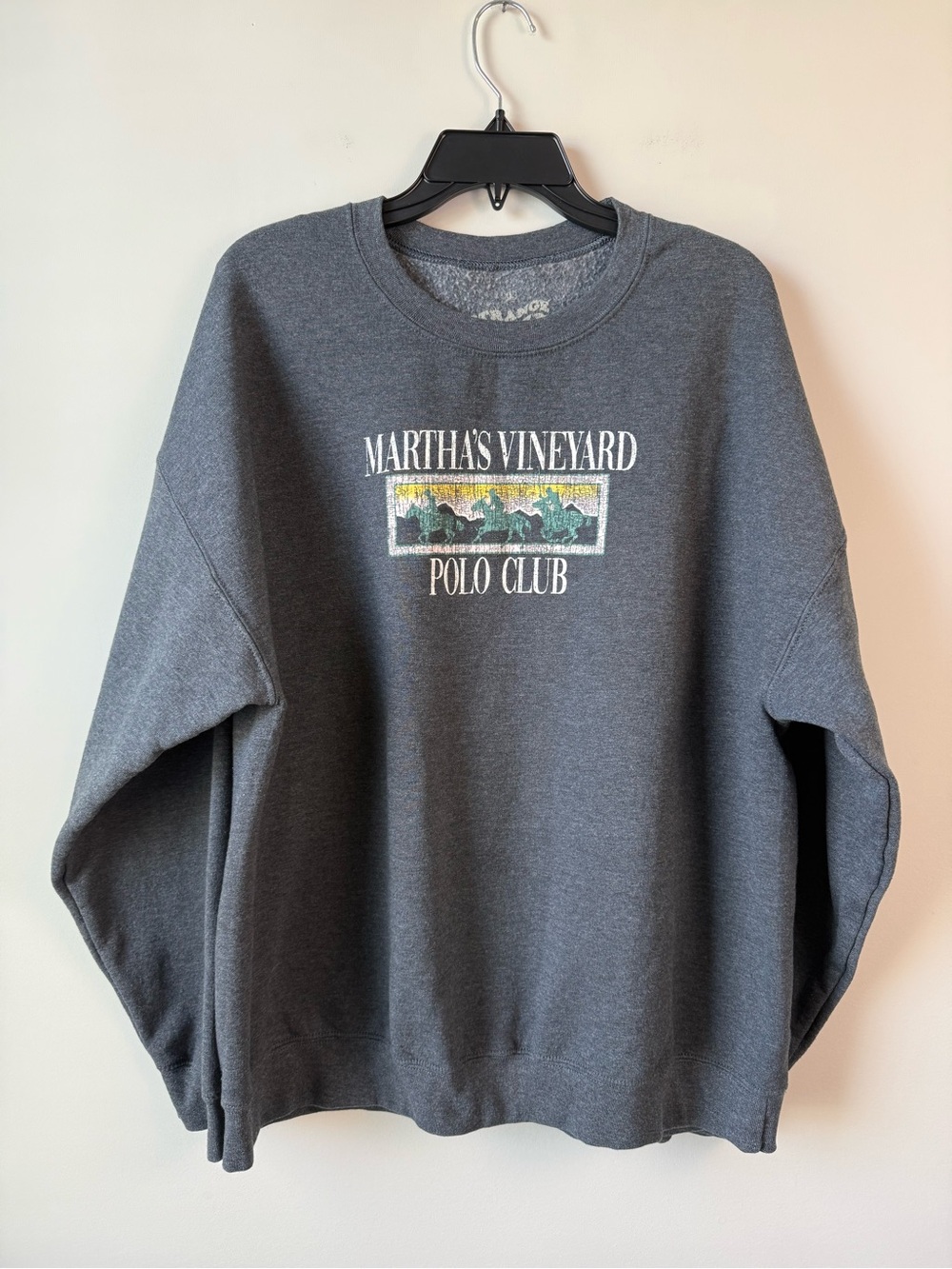 Strange Daze Martha’s Vineyard Polo Club Sweatshirt Grey XL